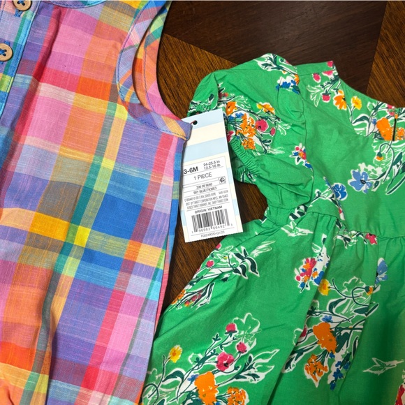 NWT - 2 Cat & Jack Infant Rompers - Size 3-6 months - Picture 5 of 9